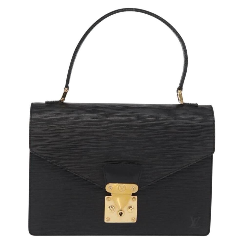 Louis Vuitton Epi Concorde Handbag Black